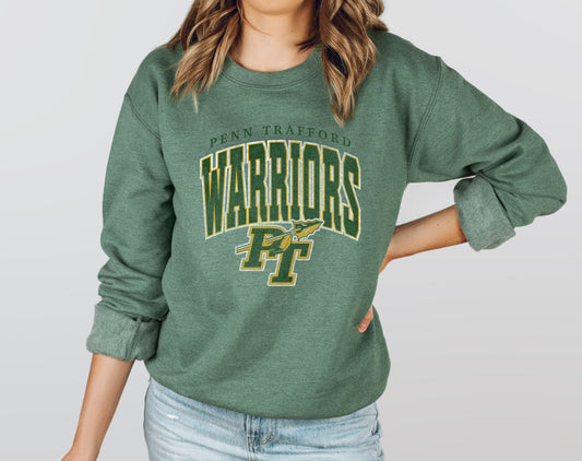 Penn Trafford Warriors 25 - Adult Crew Sweatshirt