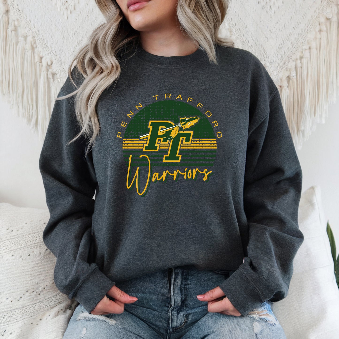 Penn Trafford Warriors 26 - Adult Crew Sweatshirt
