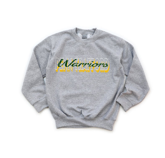 Penn Trafford Warriors 6 - Youth Crew Sweatshirt