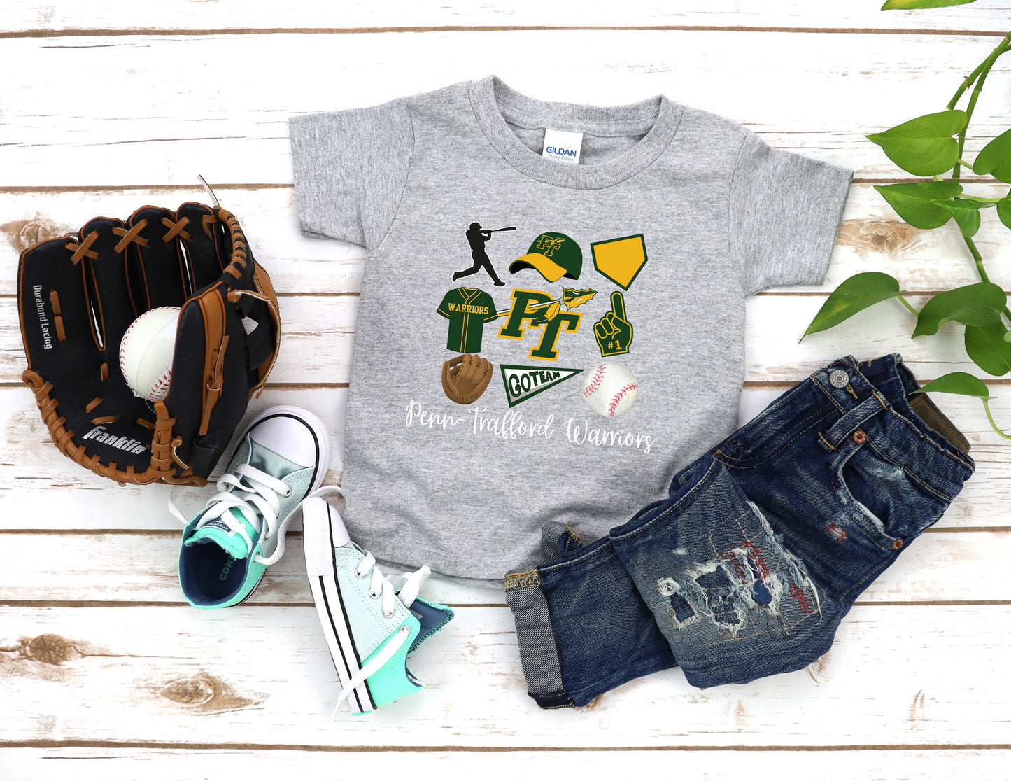 Penn Trafford Warriors Baseball 4 - Youth T-Shirt