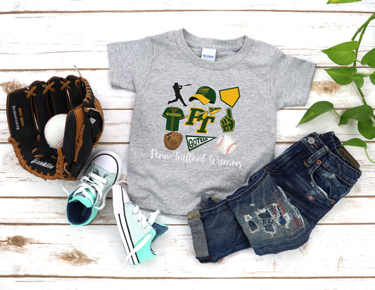 Penn Trafford Warriors Baseball 4 - Youth T-Shirt