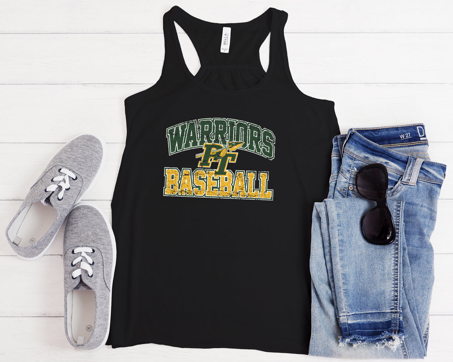 Penn Trafford Warriors Baseball 5 - Bella Flowy Tank