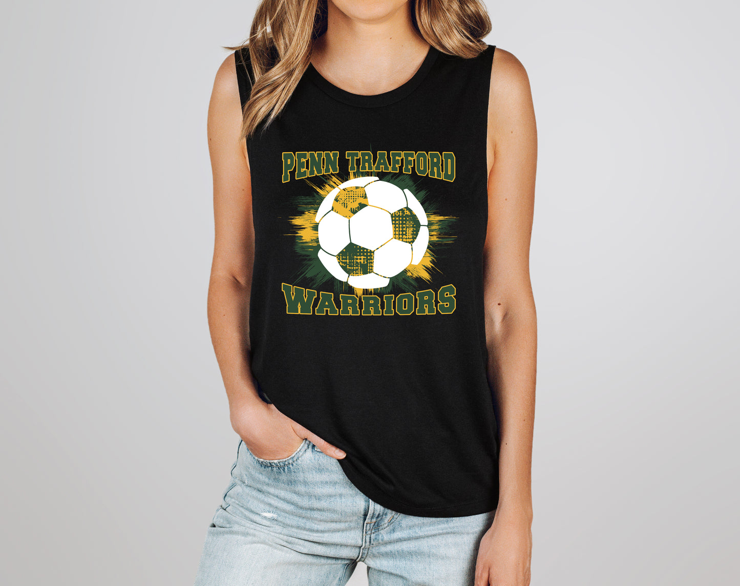 Penn Trafford Warriors Soccer 2 - Bella Muscle Tank