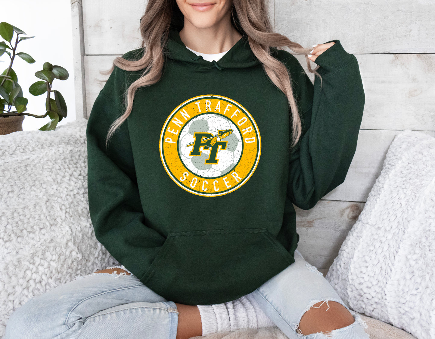 Penn Trafford Warriors Soccer 3 - Adult Hoodie