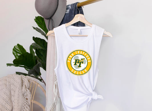 Penn Trafford Warriors Soccer 3 - Bella Muscle Tank