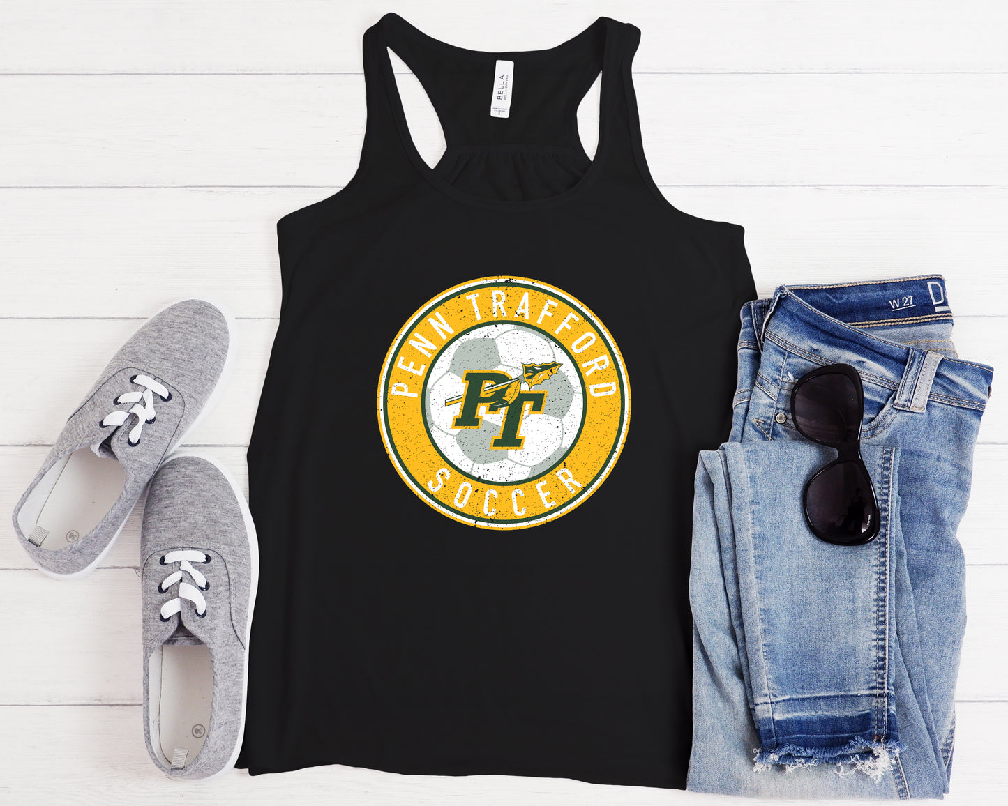 Penn Trafford Warriors Soccer 3 - Bella Flowy Tank