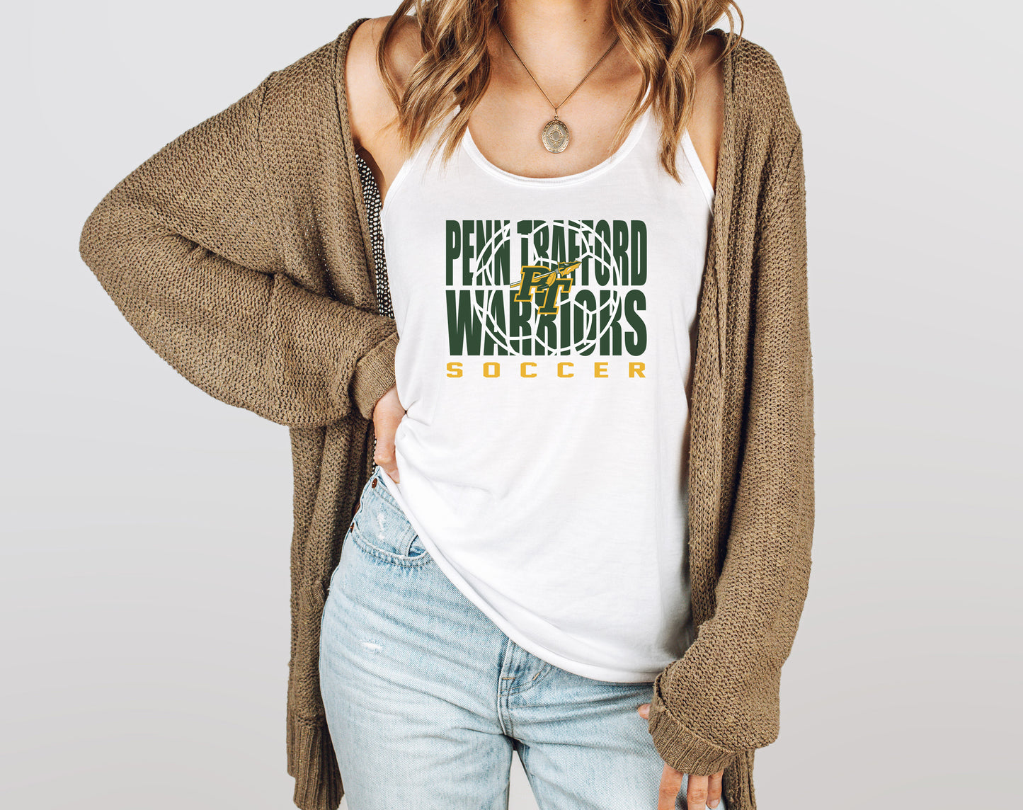 Penn Trafford Warriors Soccer 5 - Bella Flowy Tank