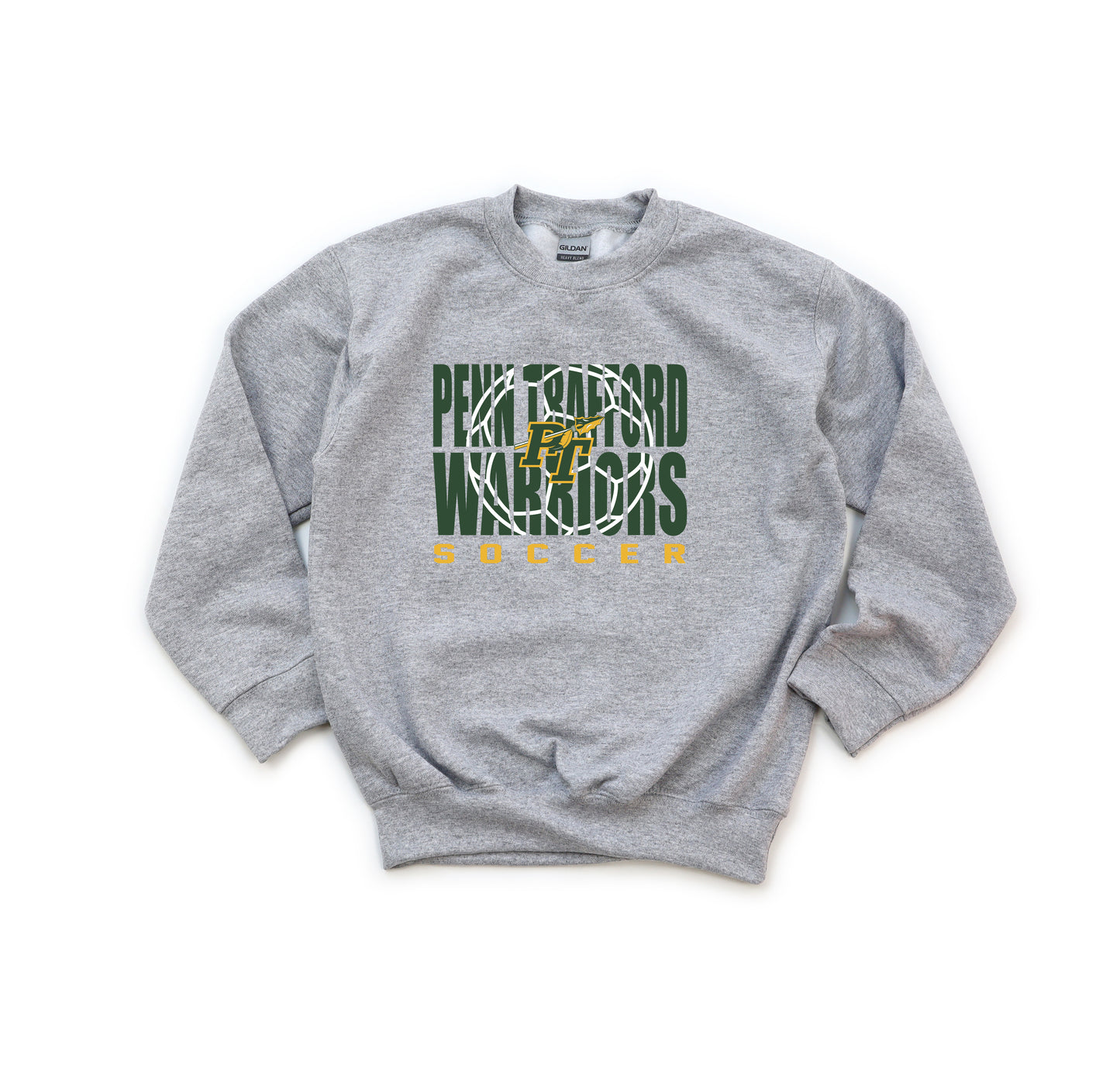 Penn Trafford Warriors Soccer 5 - Youth Crew Sweatshirt