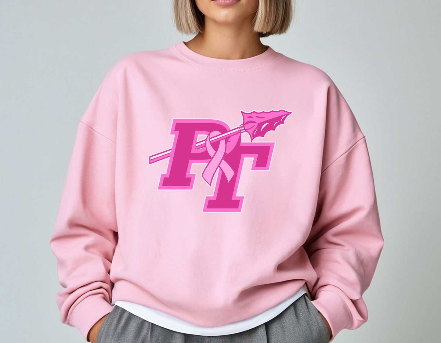 PT Pink - Adult Crew Sweatshirt