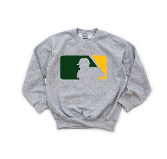 Pro Green & Gold - Youth Crew Sweatshirt