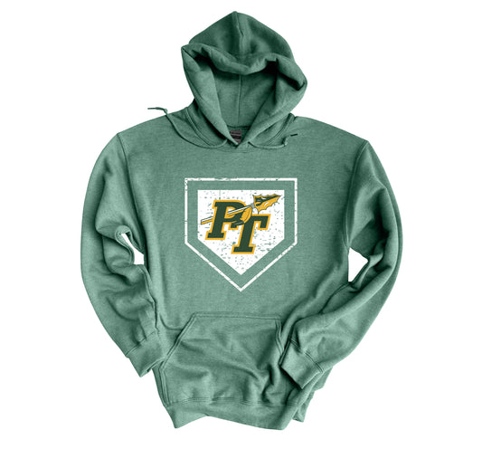 PT Baseball Plate - Adult Hoodie