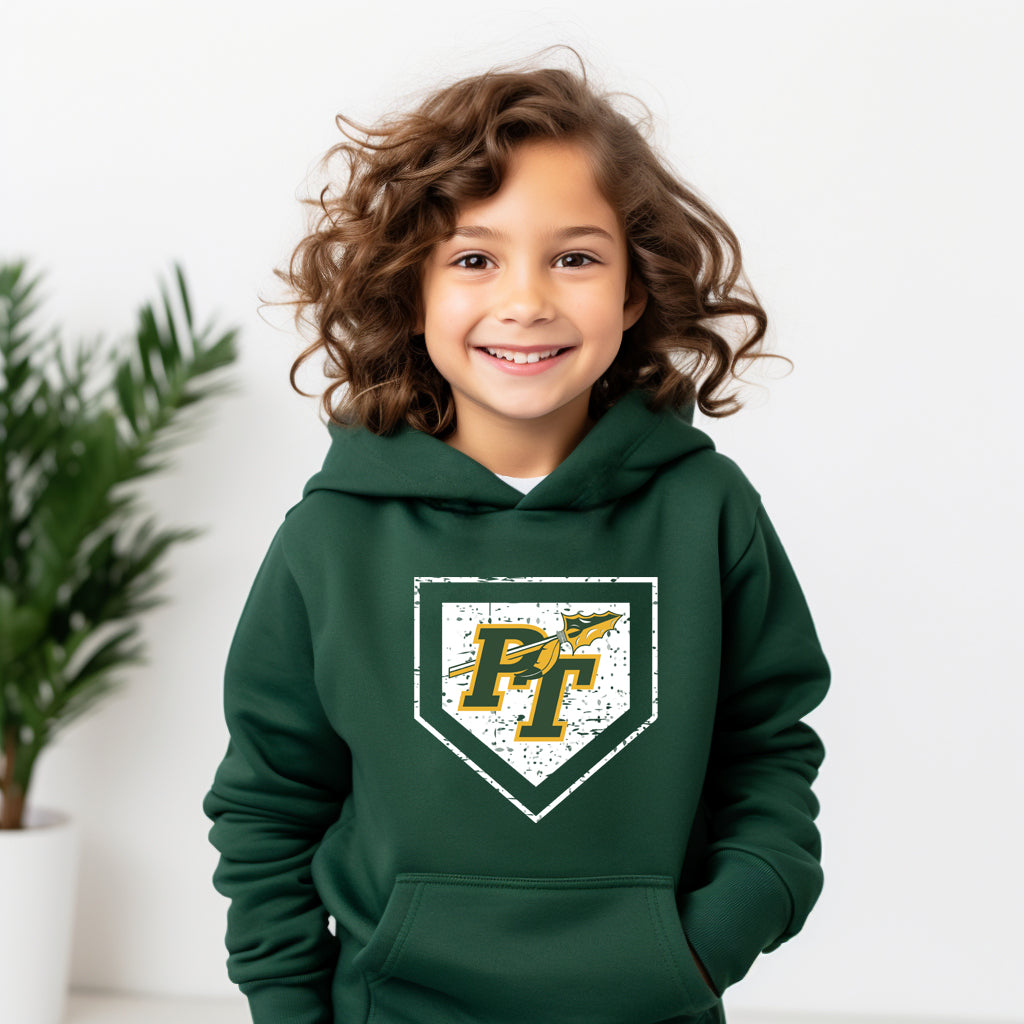 PT Baseball Plate - Youth Hoodie