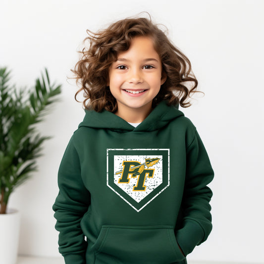 PT Baseball Plate - Youth Hoodie