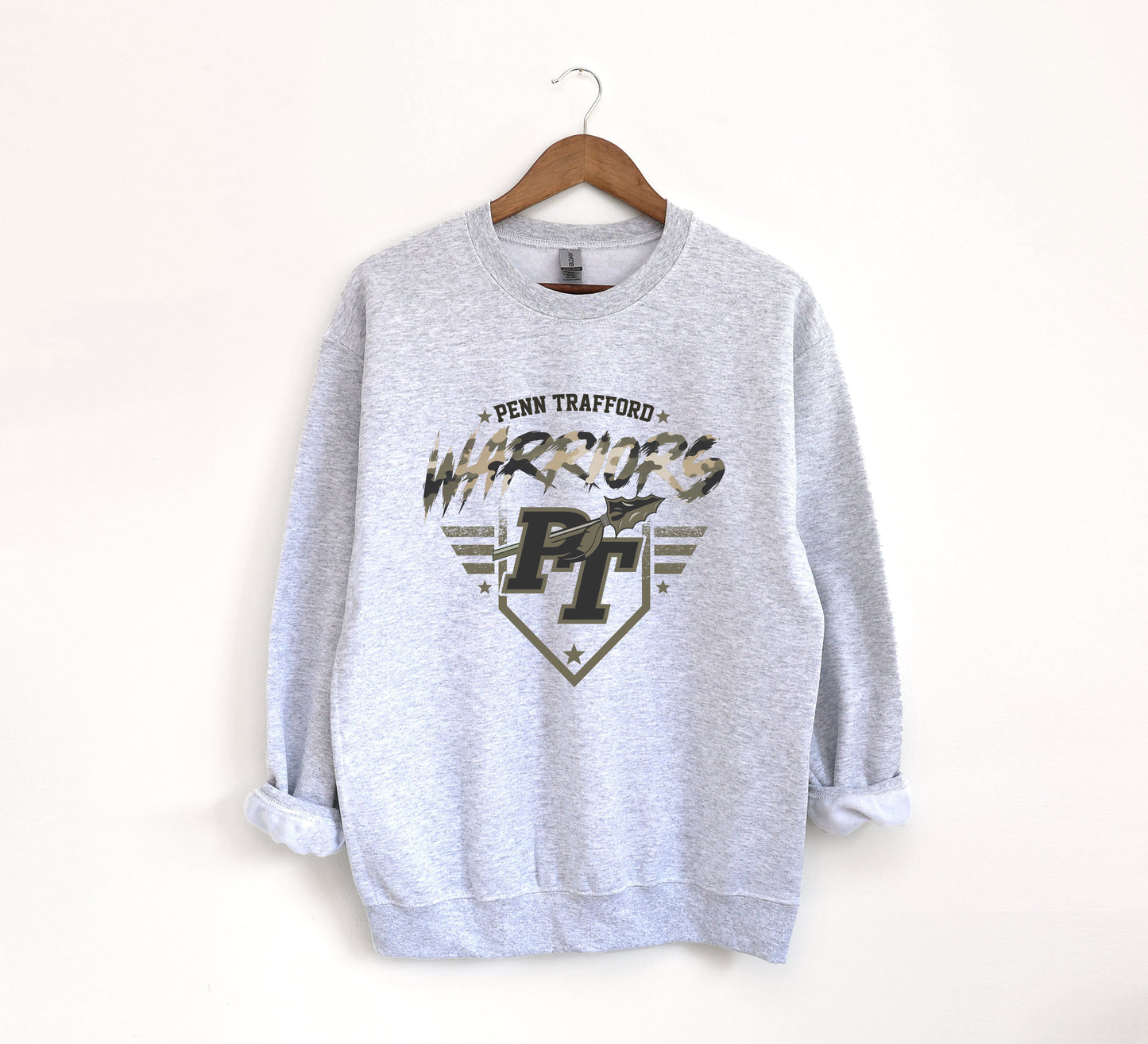 Penn Trafford Warriors - Adult Crew Sweatshirt