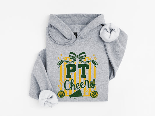 PT Cheer Stripes - Adult Hoodie