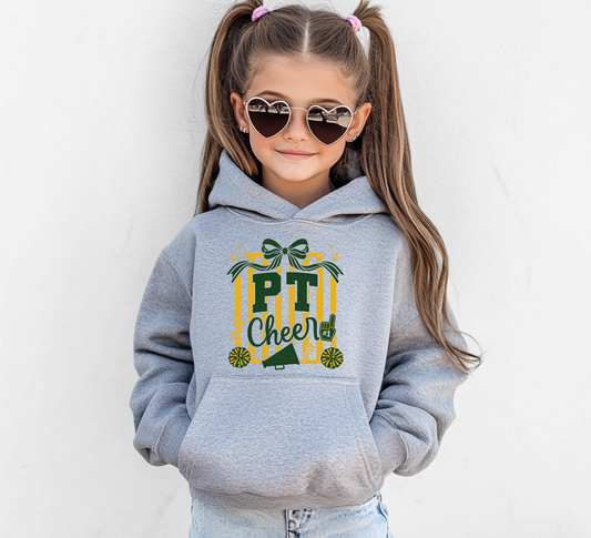 PT Cheer Stripes - Youth Hoodie