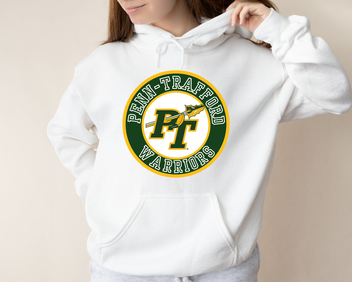 Penn Trafford Warriors Circle - Adult Hoodie