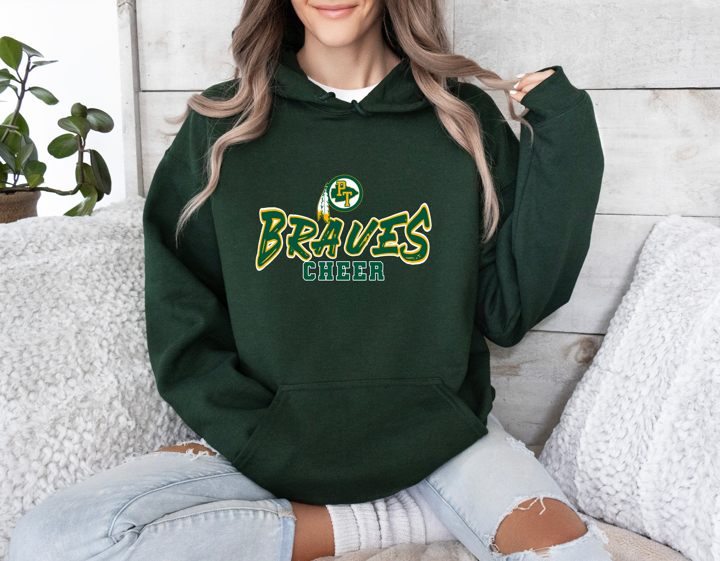 PTMAA Braves Cheer - Adult Hoodie