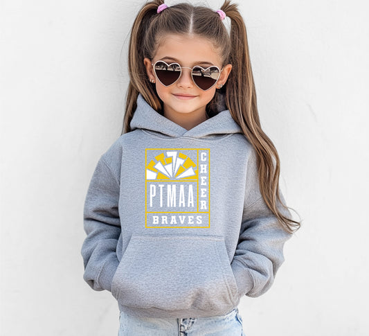 PTMAA Braves Cheer - Youth Hoodie
