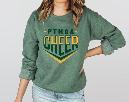 PTMAA Cheer 3 - Adult Crew Sweatshirt