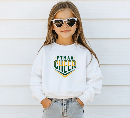 PTMAA Cheer 3 - Youth Crew Sweatshirt