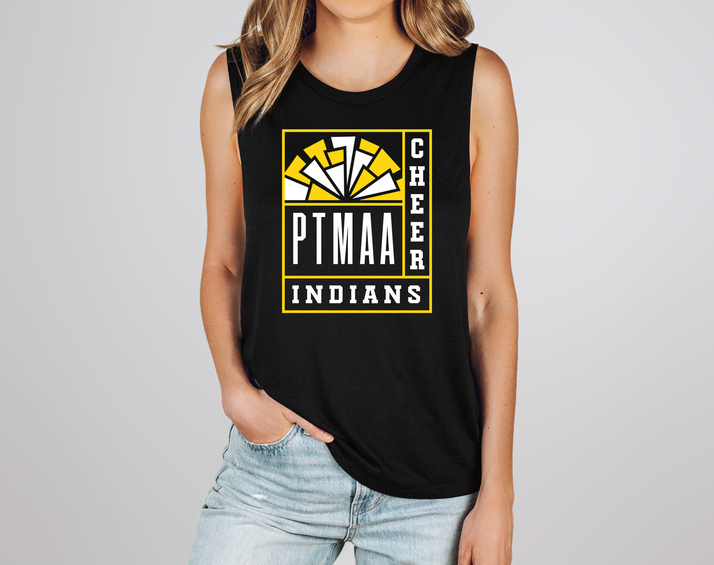 PTMAA Indians Cheer - Muscle Tank