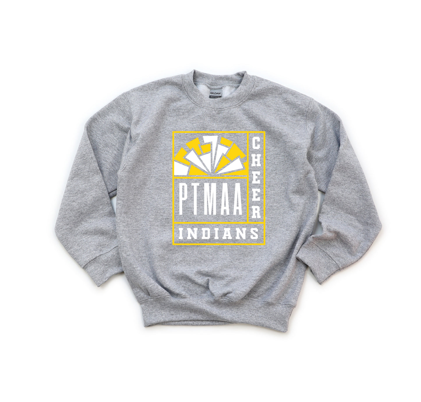 PTMAA Indians Cheer - Youth Crew Sweatshirt