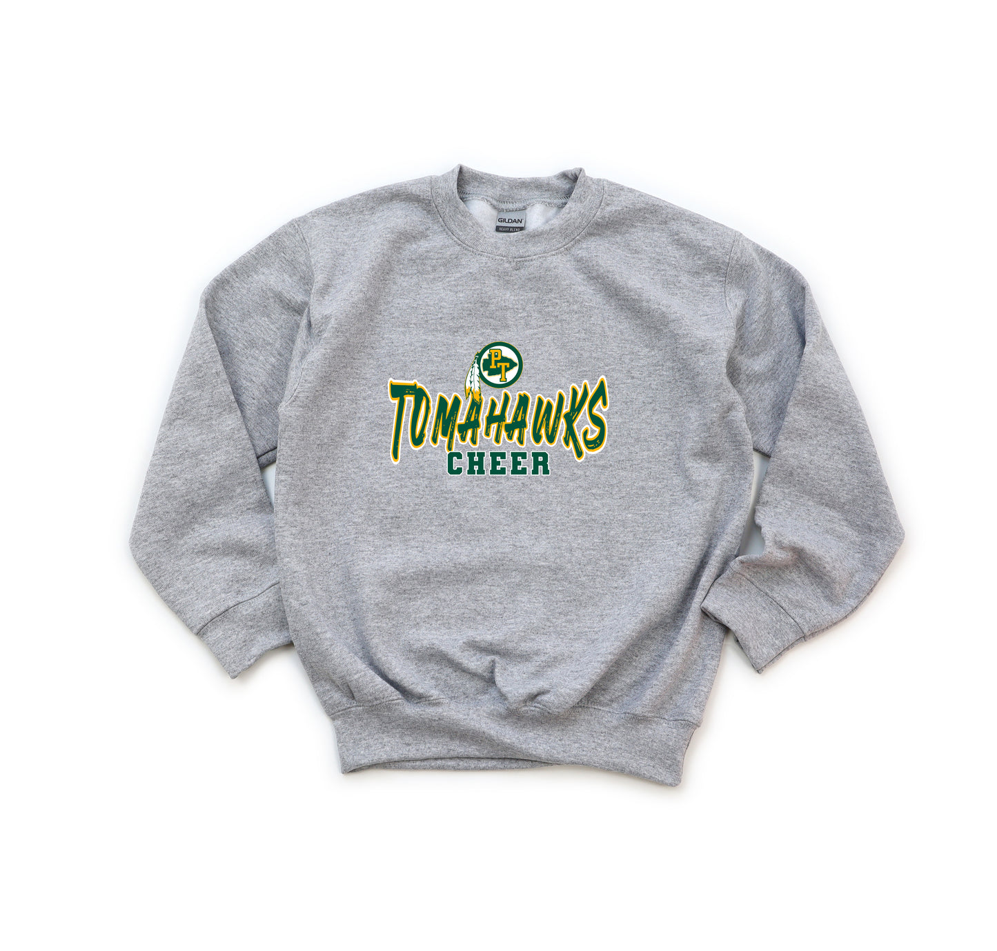 PTMAA Tomahawk Cheer - Youth Crew Sweatshirt