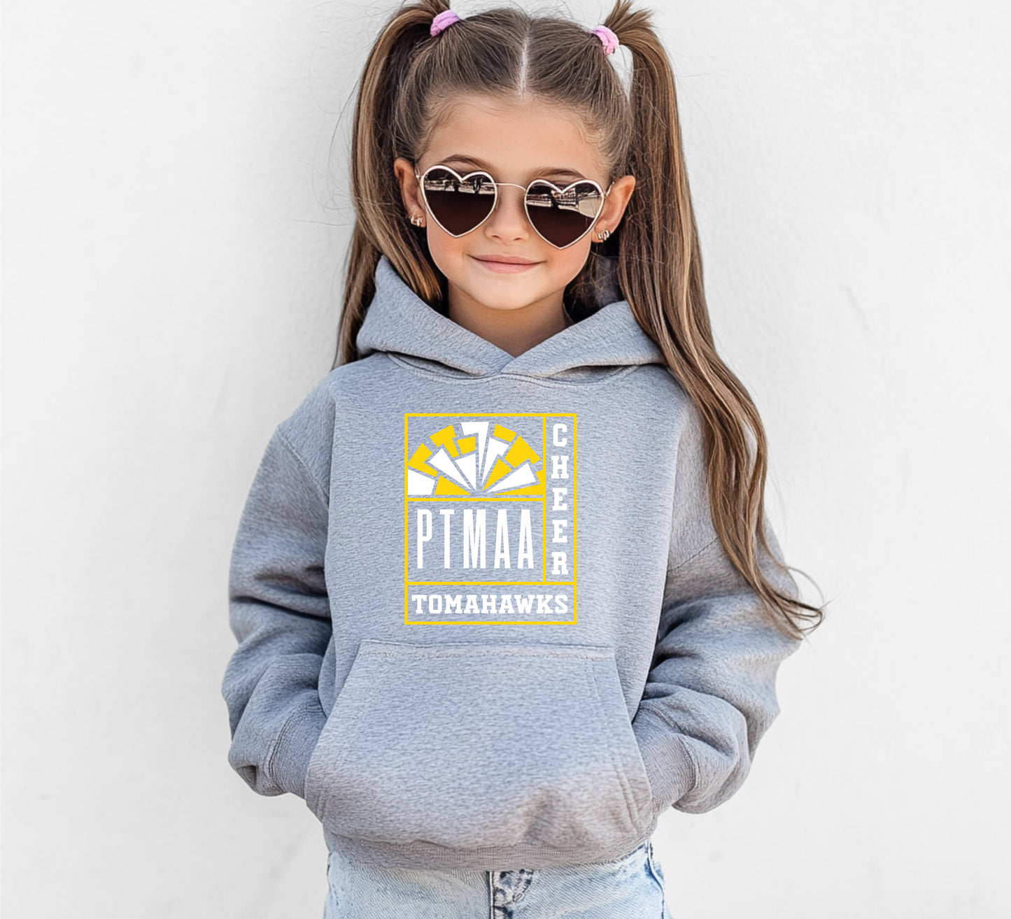 PTMAA Tomahawk Cheer - Youth Crew Sweatshirt