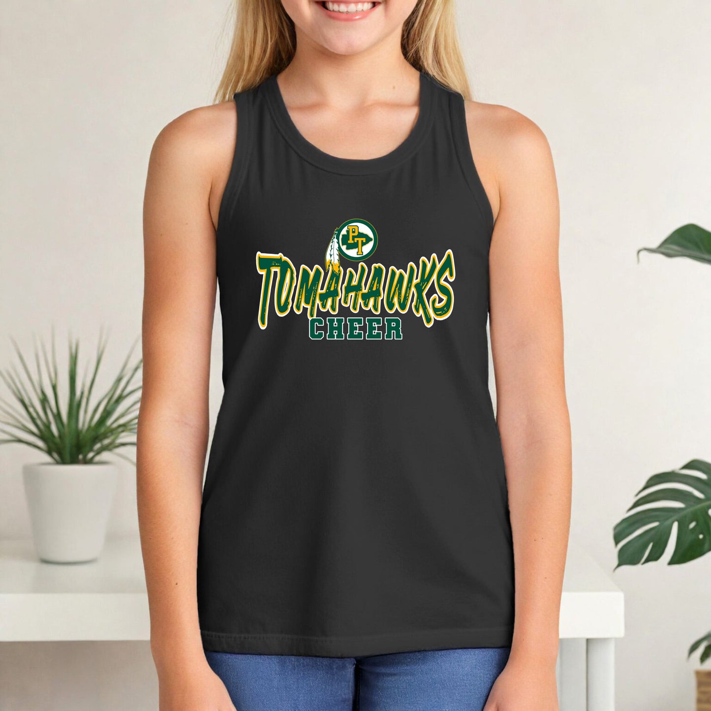 PTMAA Tomahawk Cheer - Youth Tank