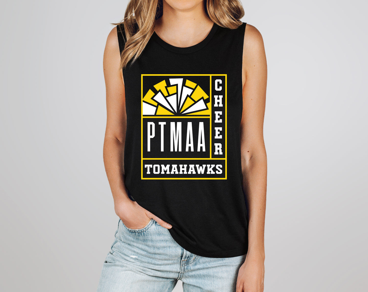 PTMAA Tomahawk Cheer - Muscle Tank