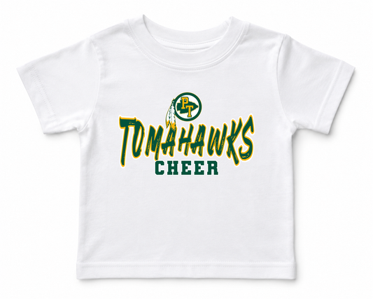PTMAA Tomahawks Cheer - Toddler T-Shirt