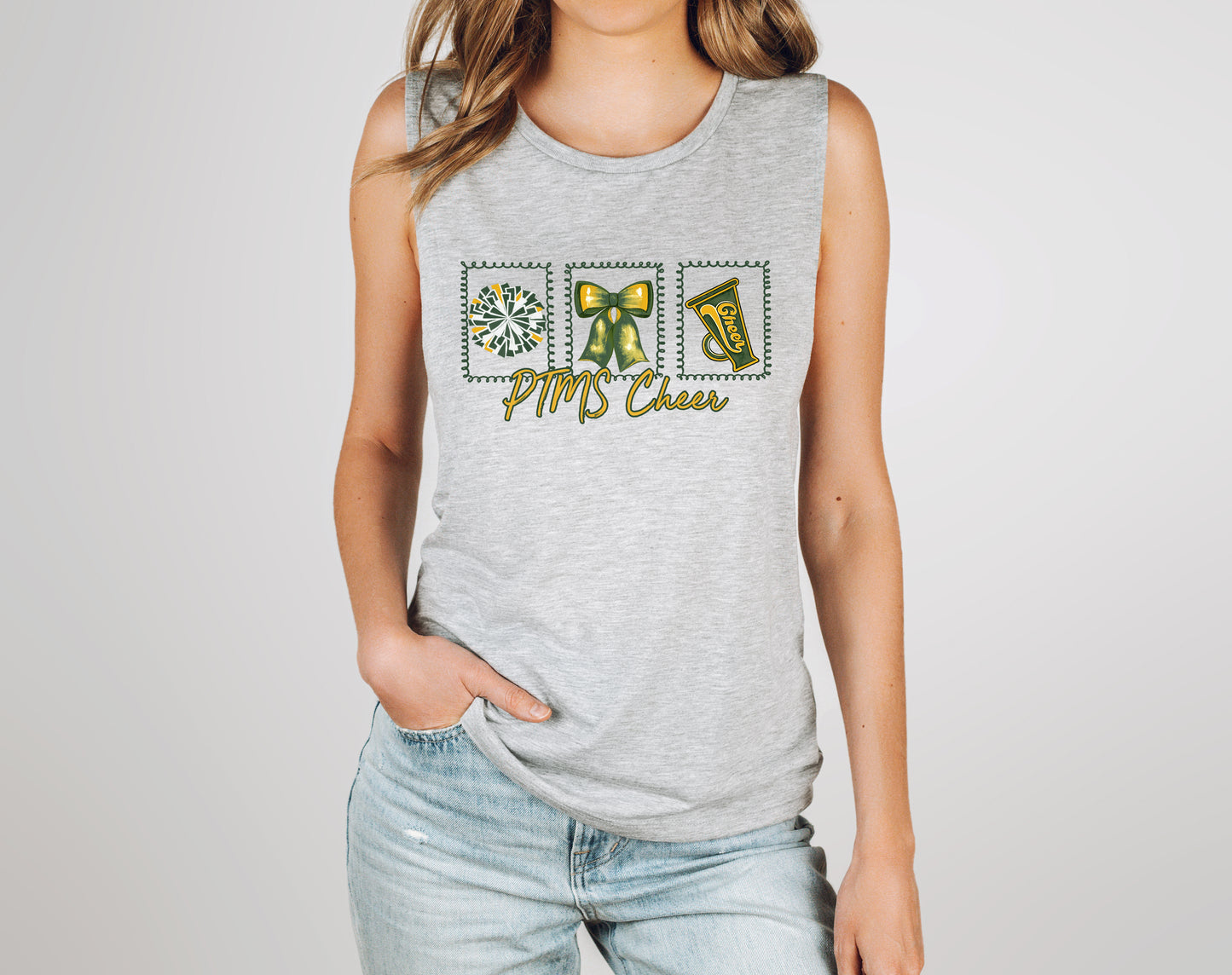 PTMS Cheer - Bella Muscle Tank