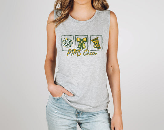 PTMS Cheer - Bella Muscle Tank