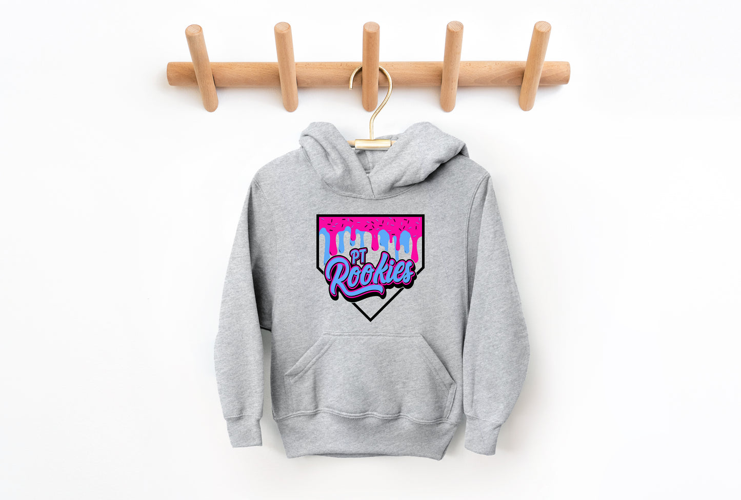 PT Rookies Ice Cream Drip Plate - Youth Hoodie