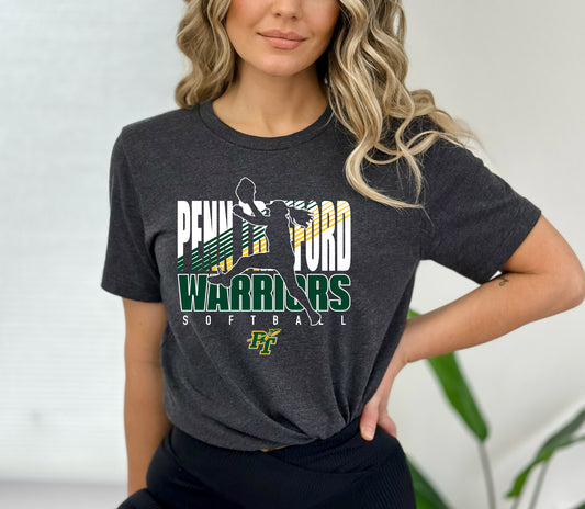PT Softball Silhouette - Adult T-Shirt
