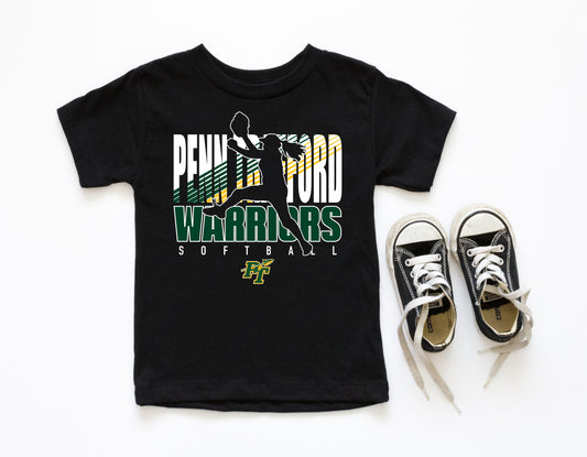 PT Softball Silhouette - Toddler T-Shirt