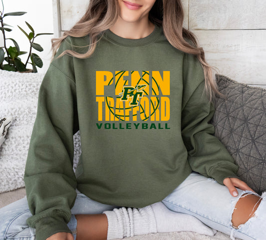 PT Volleyball 2 - Adult Crew Sweatshirt