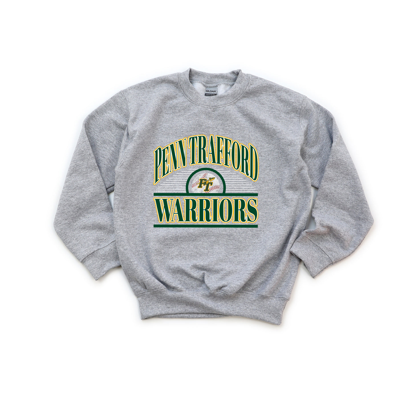 PT Warriors Baseball 2 - Youth Crew Sweatshirt
