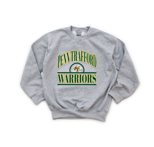 PT Warriors Baseball 2 - Youth Crew Sweatshirt