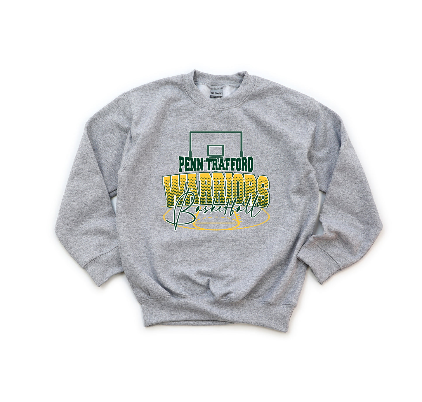PT Warriors Basketball - Youth Crew Sweatshirt