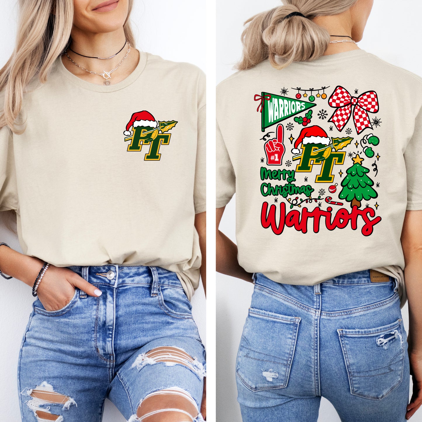 PT Warriors Christmas 2 - Adult Unisex T-Shirt