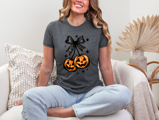 Pumpkin Cherries - Women's T-Shirt