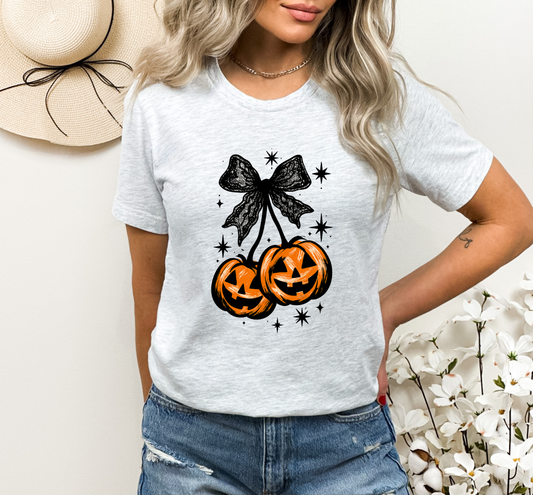 Pumpkin Cherries - Adult Unisex T-Shirt