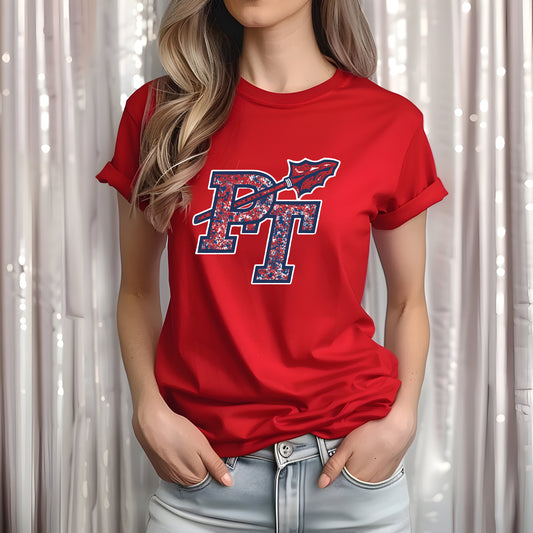 Red, White & Blue PT - Adult Unisex T-Shirt