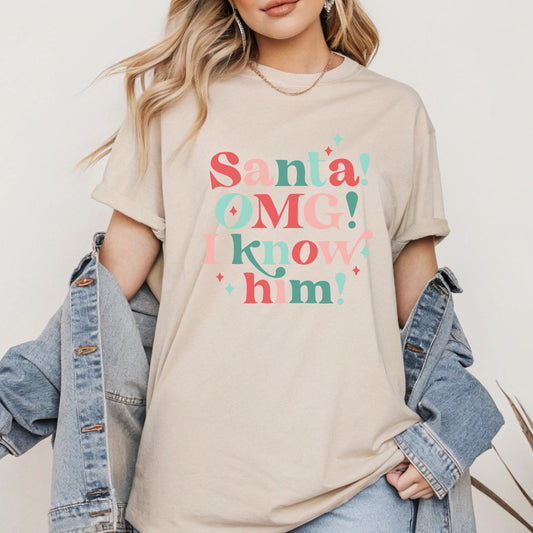 Santa! OMG! - Adult Unisex T-Shirt