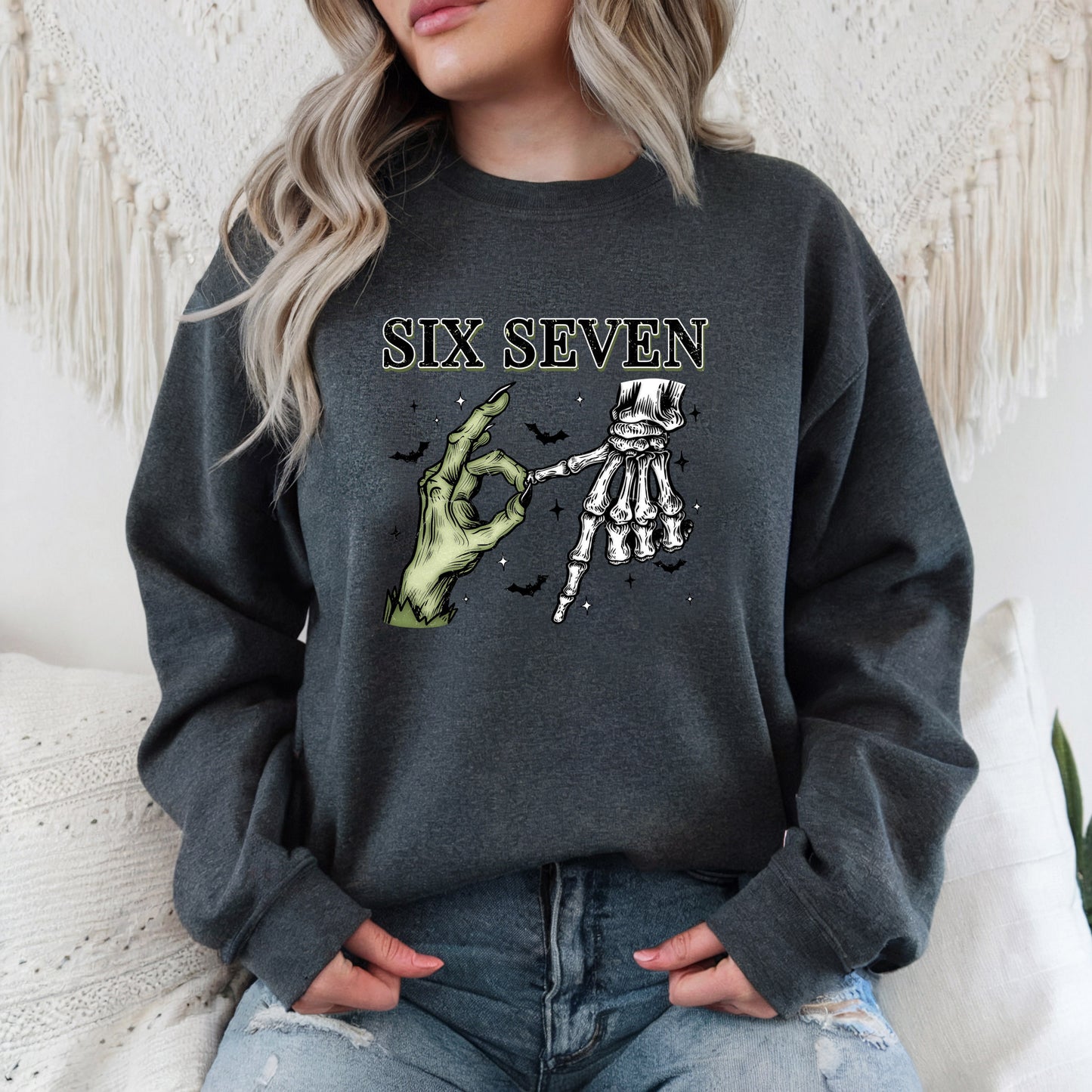 Six Seven - Adult Crew Sweatshirt