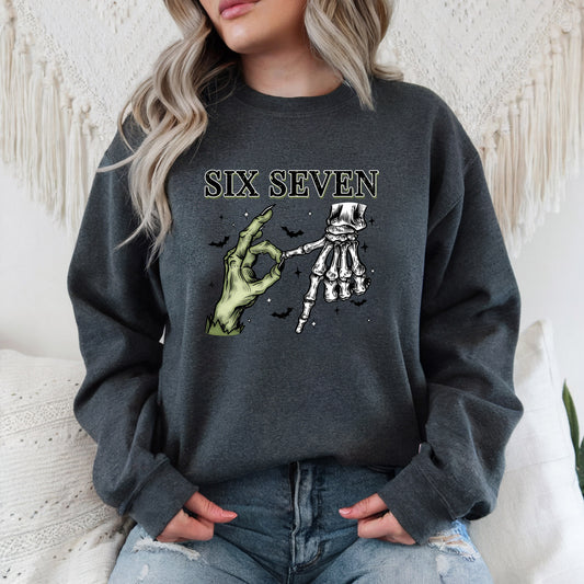 Six Seven - Adult Crew Sweatshirt