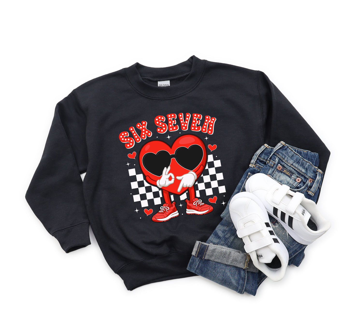 Six Seven Valentine - Youth Crew Sweatshirt