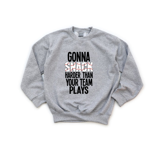 Snack Hard - Youth Crew Sweatshirt